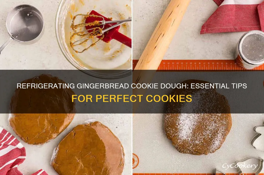 why do you refrigerate gingerbread cookie dough