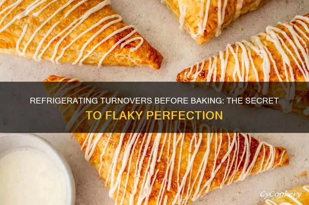 why do you refrigerate turnovers before baking