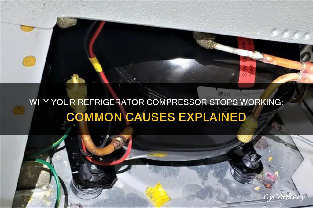why does a refrigerator compressor stop working