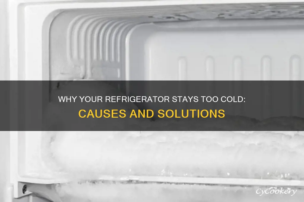 why does a refrigerator stay to cold