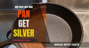 Cast Iron Pans: Silver Sheen, Seasoned Shine