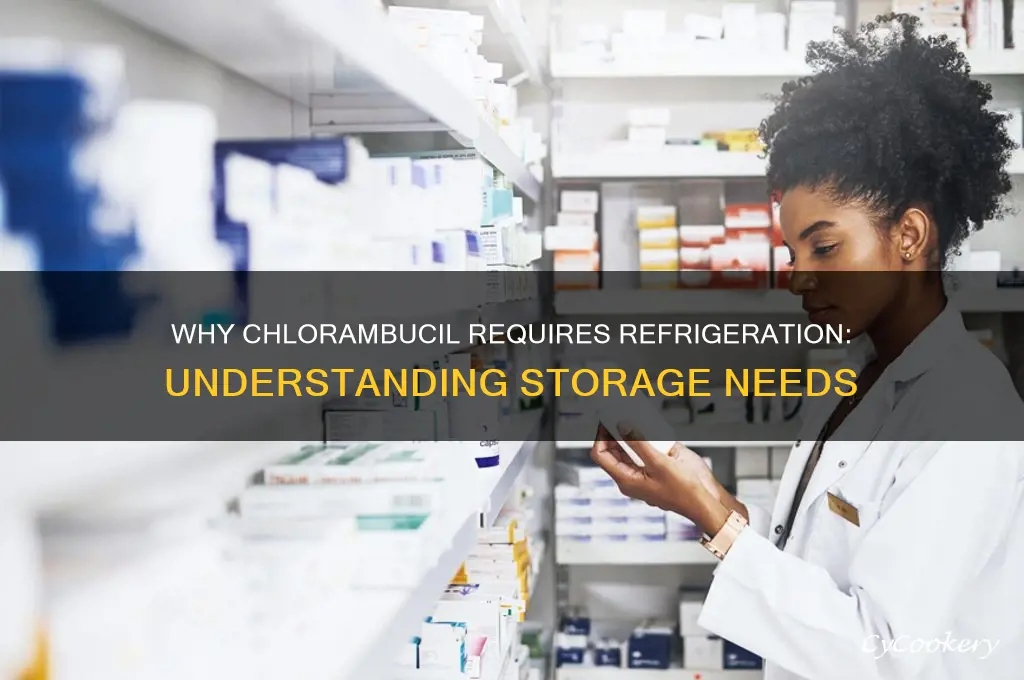 why does chlorambucil have to be refrigerated