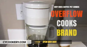Why Coffee Pot Grinds Overflow with Cooks Brand: Troubleshooting Tips