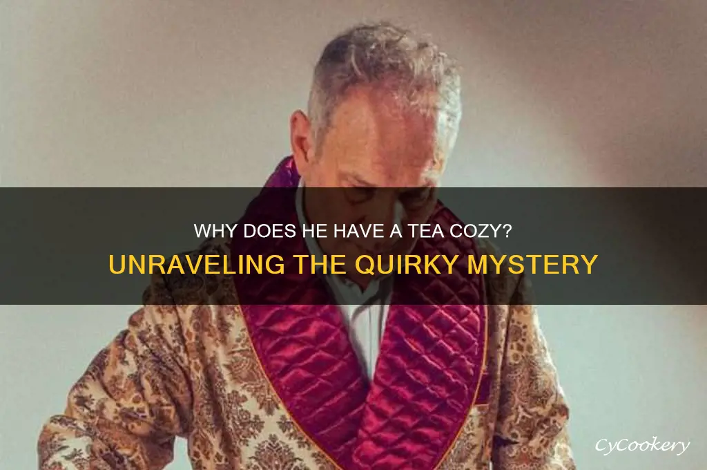 why does he have a tea cozy