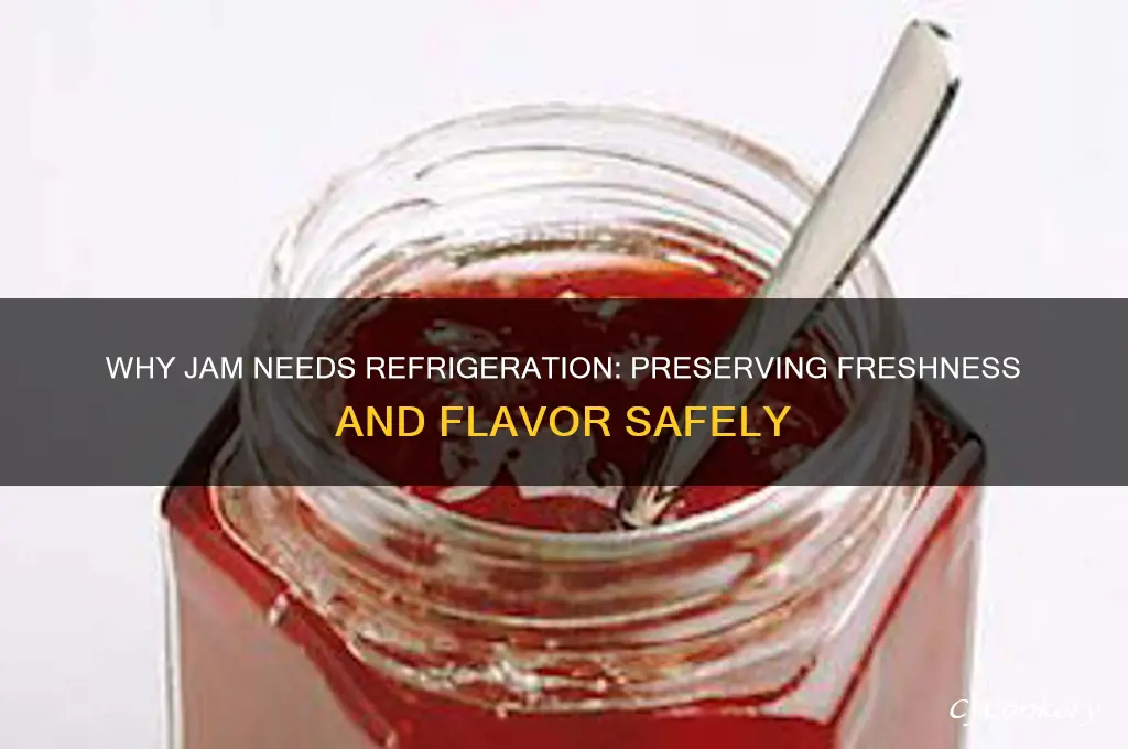 why does jam have to be refrigerated
