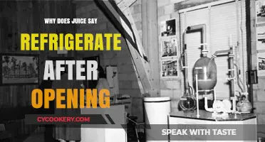 Why Juice Needs Refrigeration After Opening: Science Behind Freshness