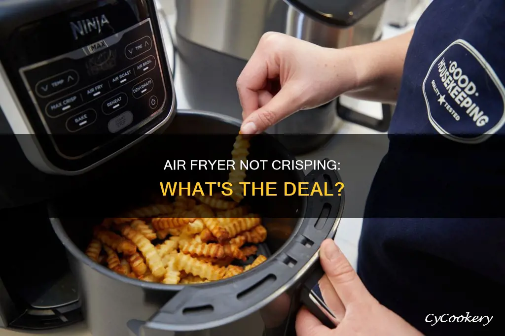 why does my air fryer not make things crispy