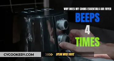 Cooks Essentials Air Fryer Beep Code: 4 Times Beeping Explained