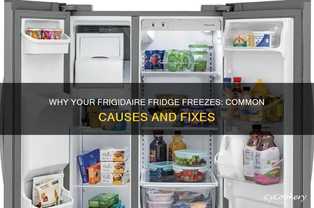 why does my frigidaire refrigerator freeze up
