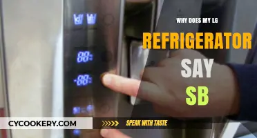 Why Your LG Refrigerator Displays 'SB' Error: Causes & Fixes