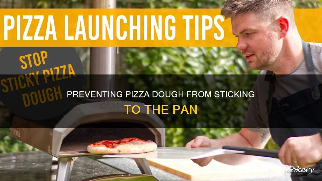 why does my pizza dough stick to the pan