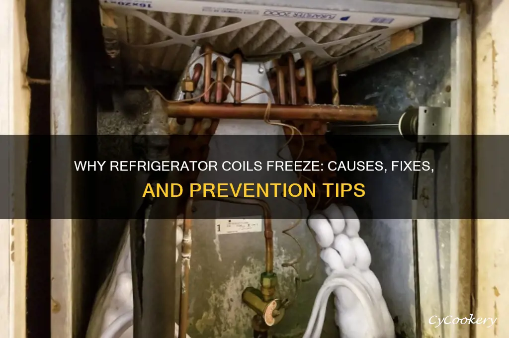why does my refrigerator coils freeze up