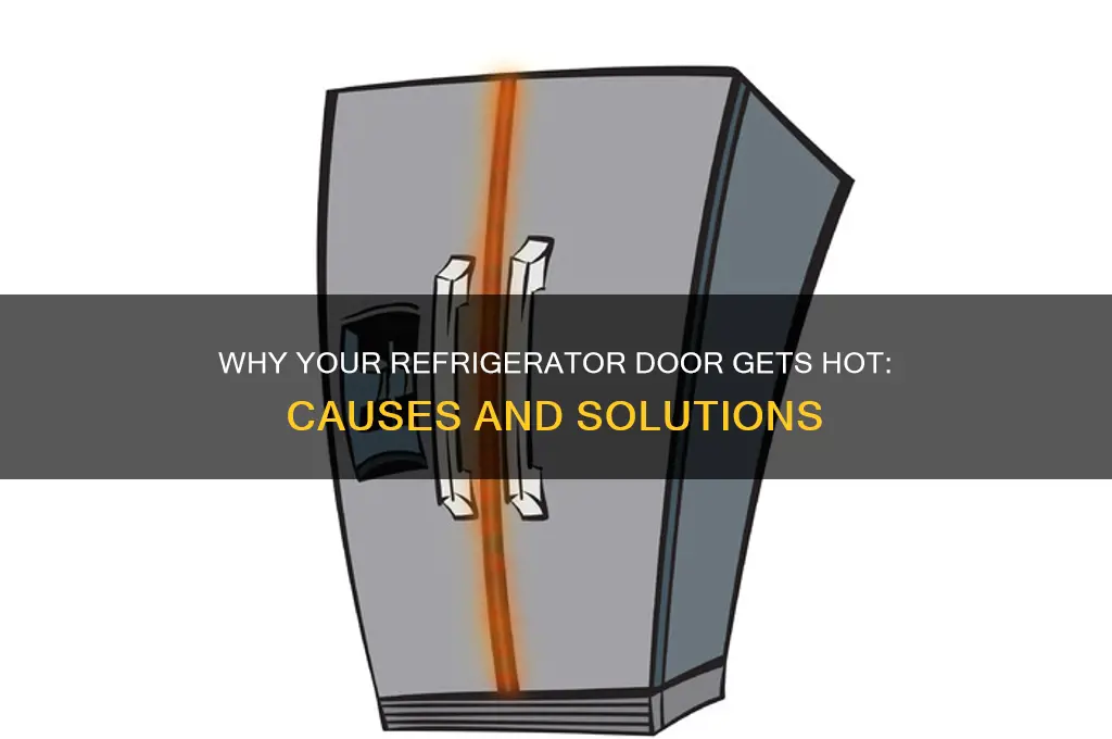 why does my refrigerator door get hot