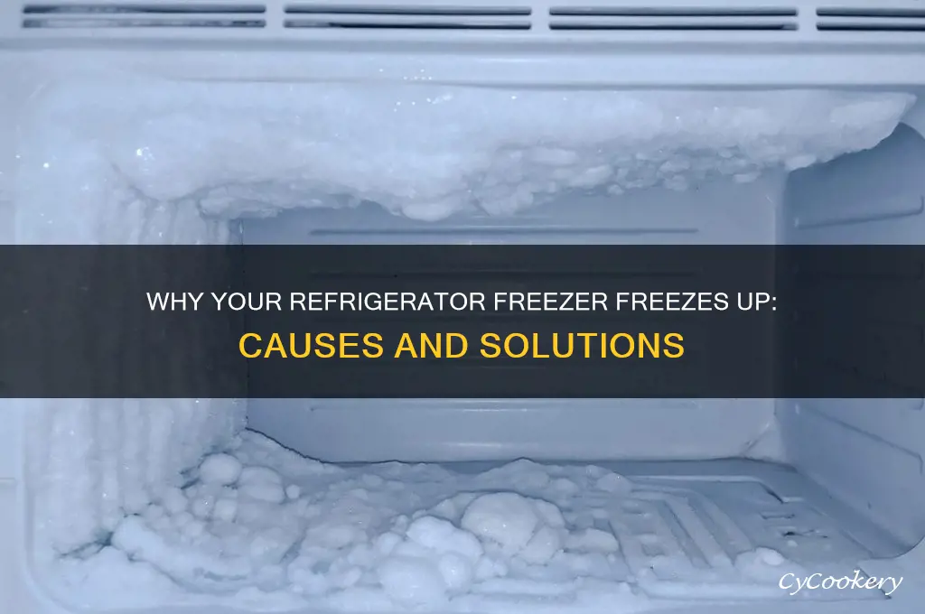 why does my refrigerator freezer freeze up