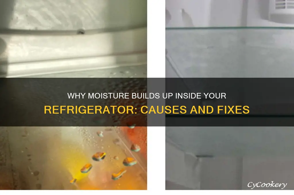 why does my refrigerator have moisture inside