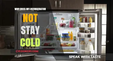 Why Your Refrigerator Isn't Staying Cold: Common Causes & Fixes