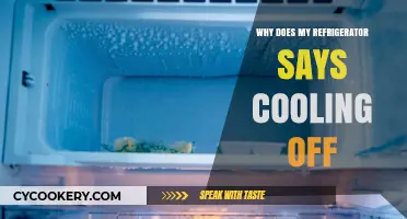 Why Your Refrigerator Displays 'Cooling Off' and How to Fix It