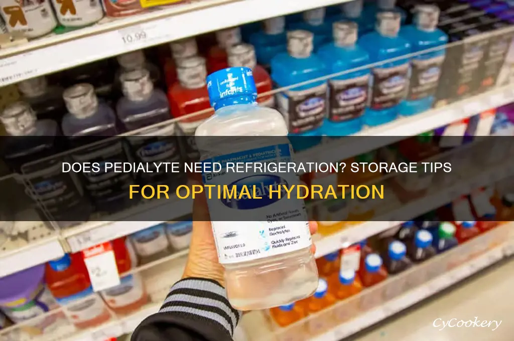 why does pedialyte have to be refrigerated