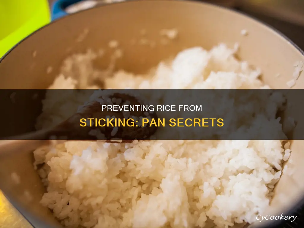 why does rice stick to bottom of pan