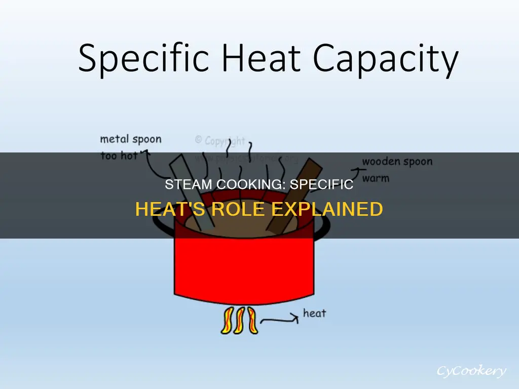 why does specific heat affect steam cooking