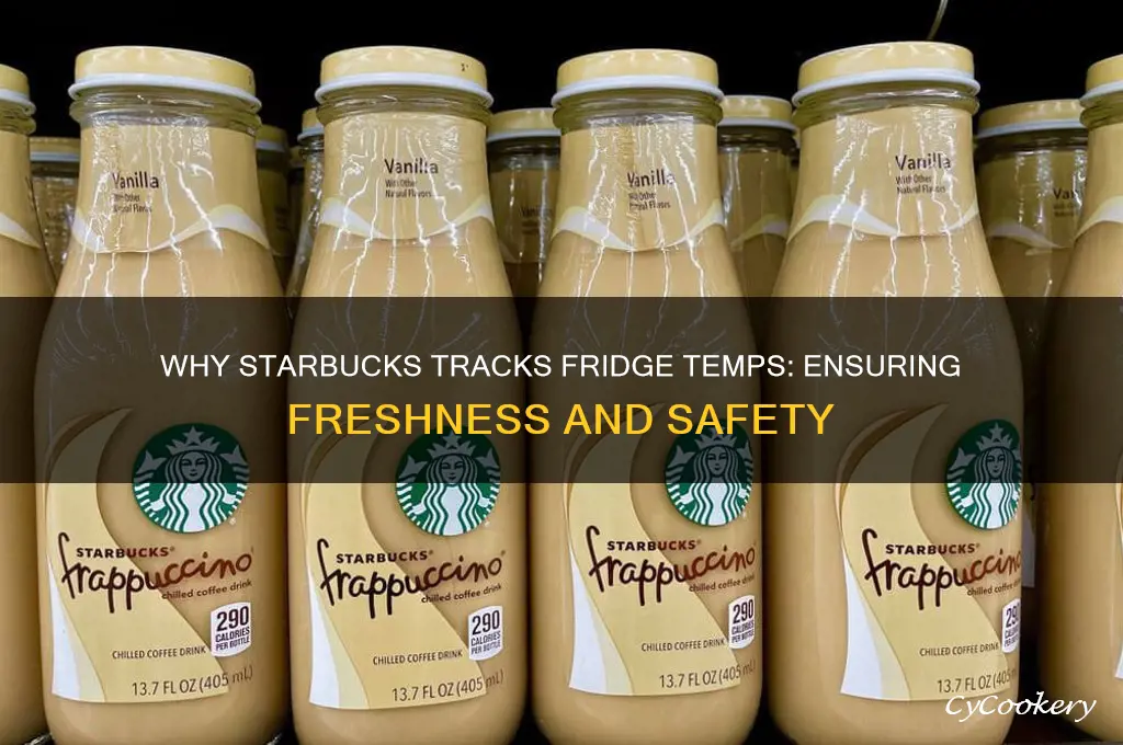 why does starbucks log their refrigerator temperatures