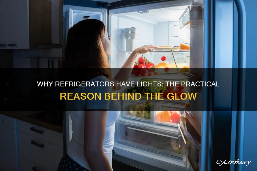 why does the refrigerator have a light