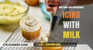 Avoid Refrigerating Milk-Based Icing: Reasons and Best Storage Practices
