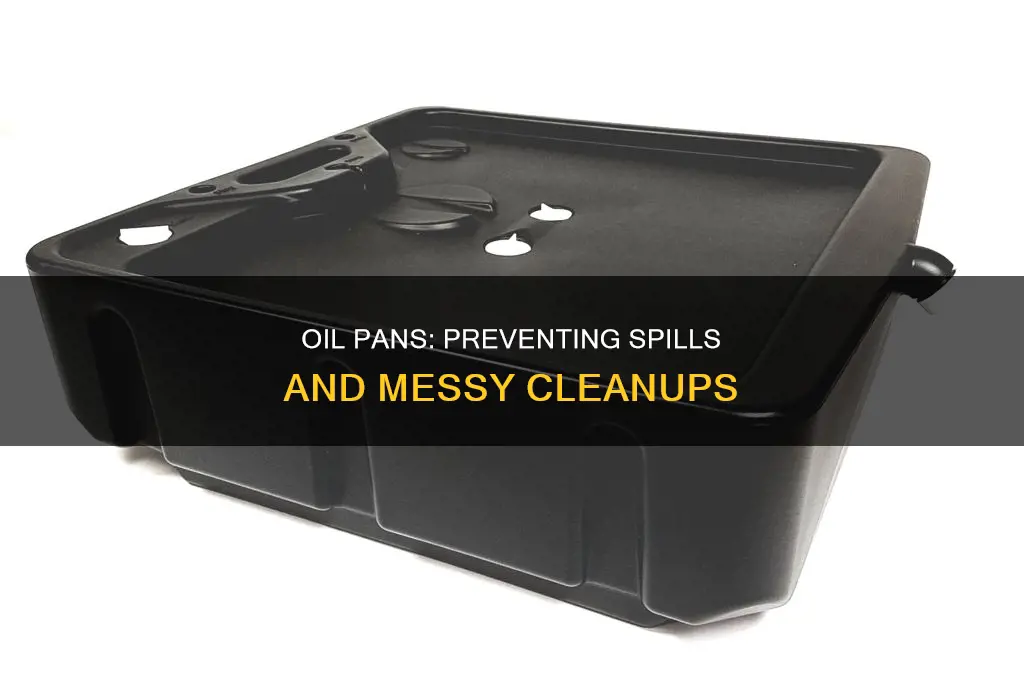 why drain oil into oil pan