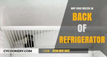Why Does Food Freeze in the Back of Your Fridge?