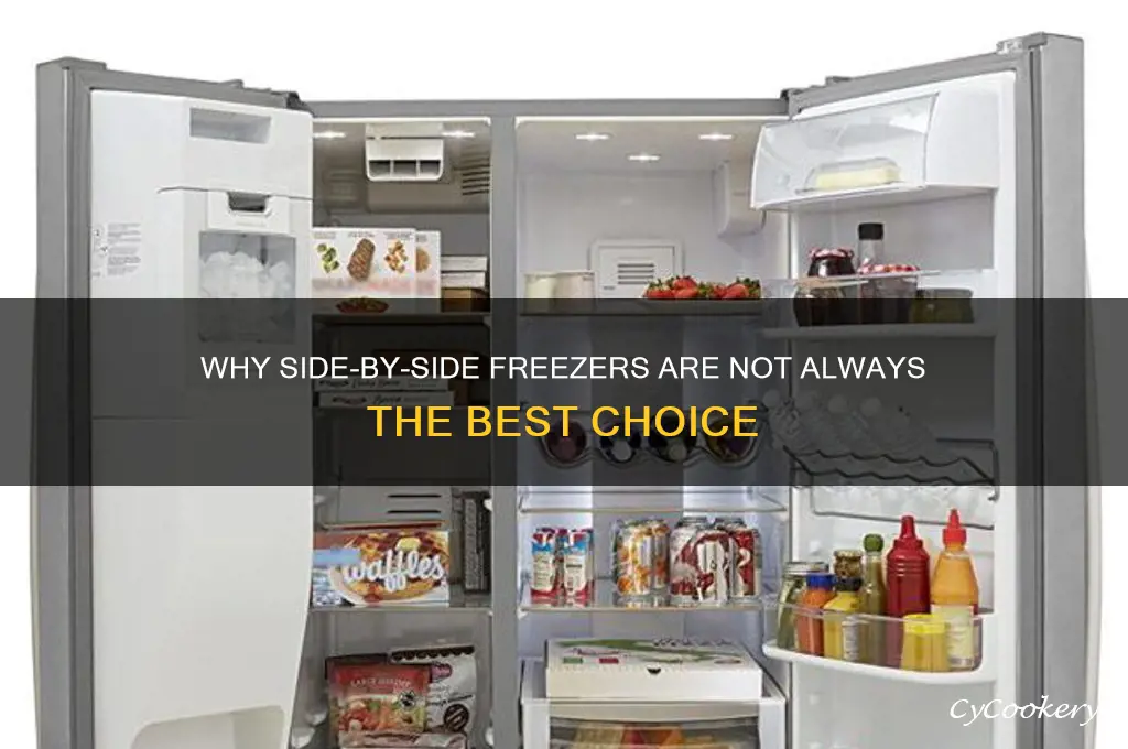 why freezer on side of refrigerator not