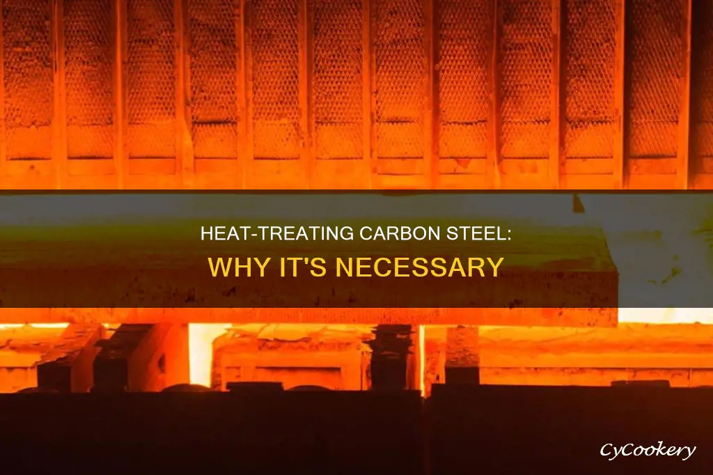 why heat treat carbon steel pan