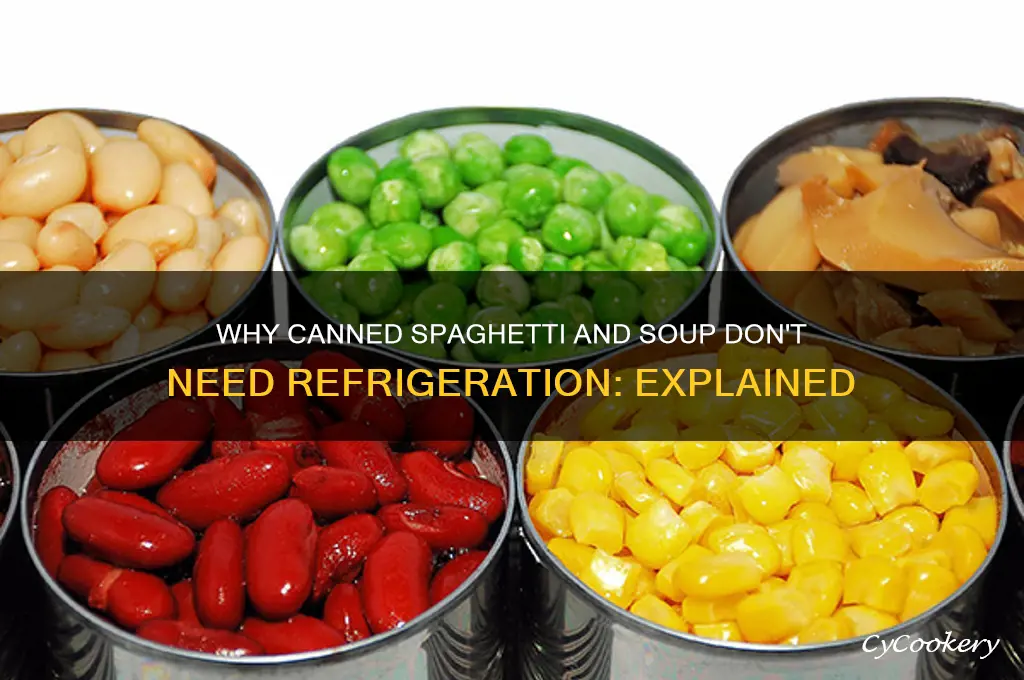 why is can spaguetti or soup not in a refrigerator