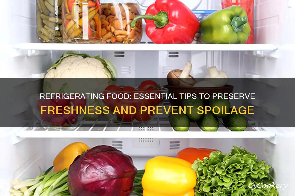 why is it important to refrigerate food