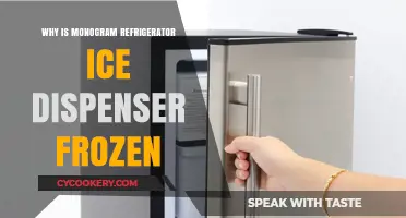 Troubleshooting a Frozen Monogram Refrigerator Ice Dispenser: Causes and Fixes
