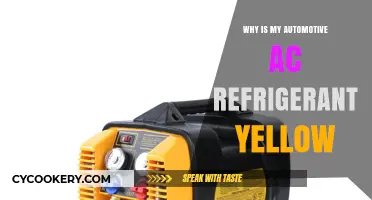 Why Your Automotive AC Refrigerant is Yellow: Causes and Fixes
