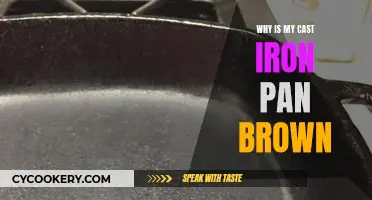 The Mystery of the Brown Cast Iron Pan: Unraveling the Reasons