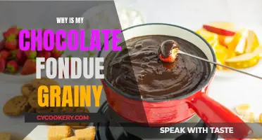 How to Avoid Grainy Chocolate Fondue