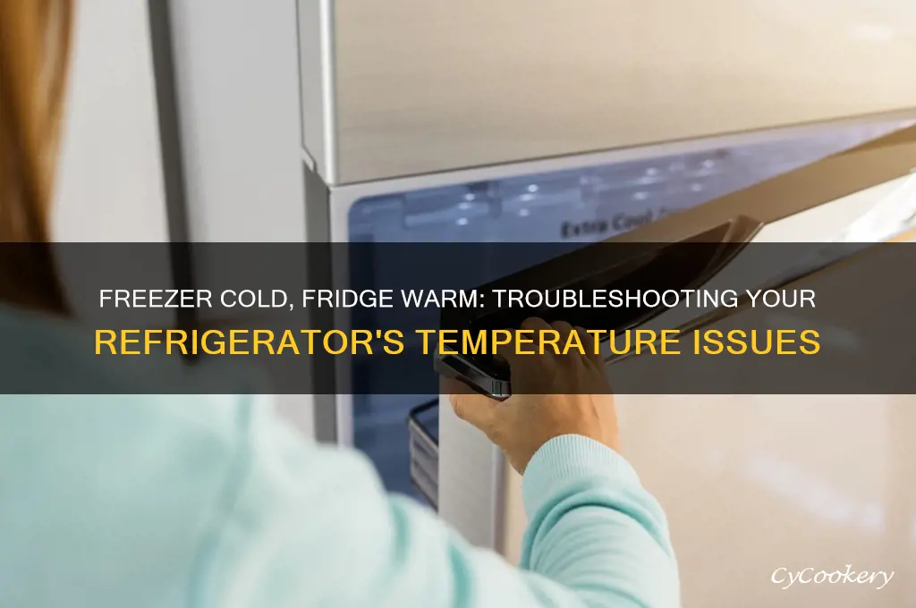 why is my freezer cold but not my refrigerator