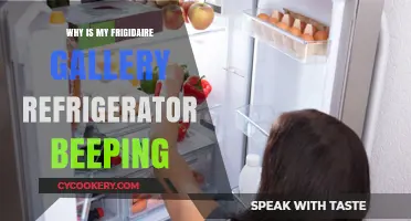 Why Is My Frigidaire Gallery Refrigerator Beeping? Troubleshooting Tips