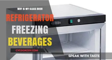 Why Your Glass Door Fridge Freezes Drinks: Troubleshooting Tips