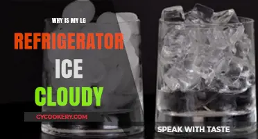 Why Your LG Fridge Ice is Cloudy: Causes and Fixes