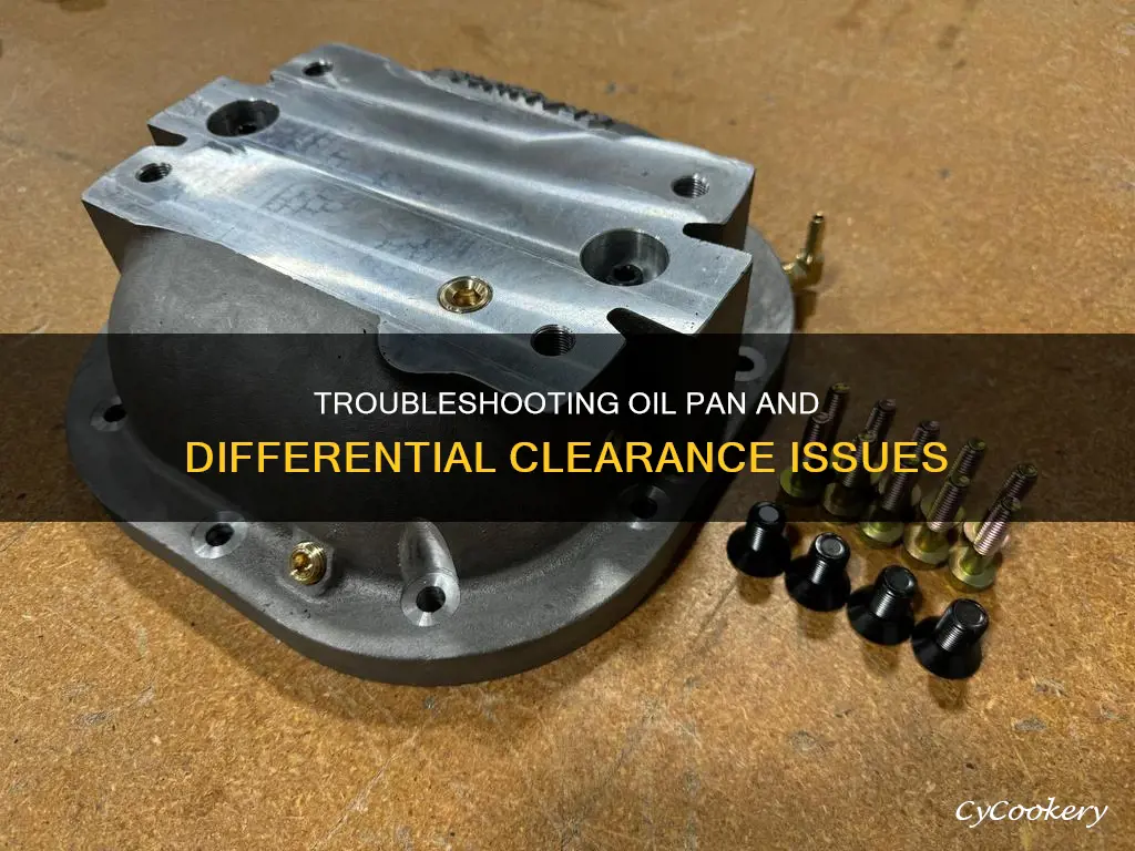 why is my oil pan touching my front differential
