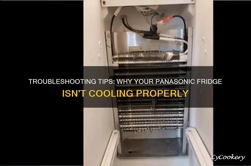 why is my panasonic refrigerator not cooling