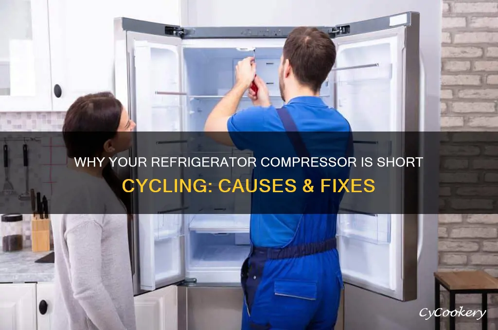 why is my refrigerator compressor short cycling