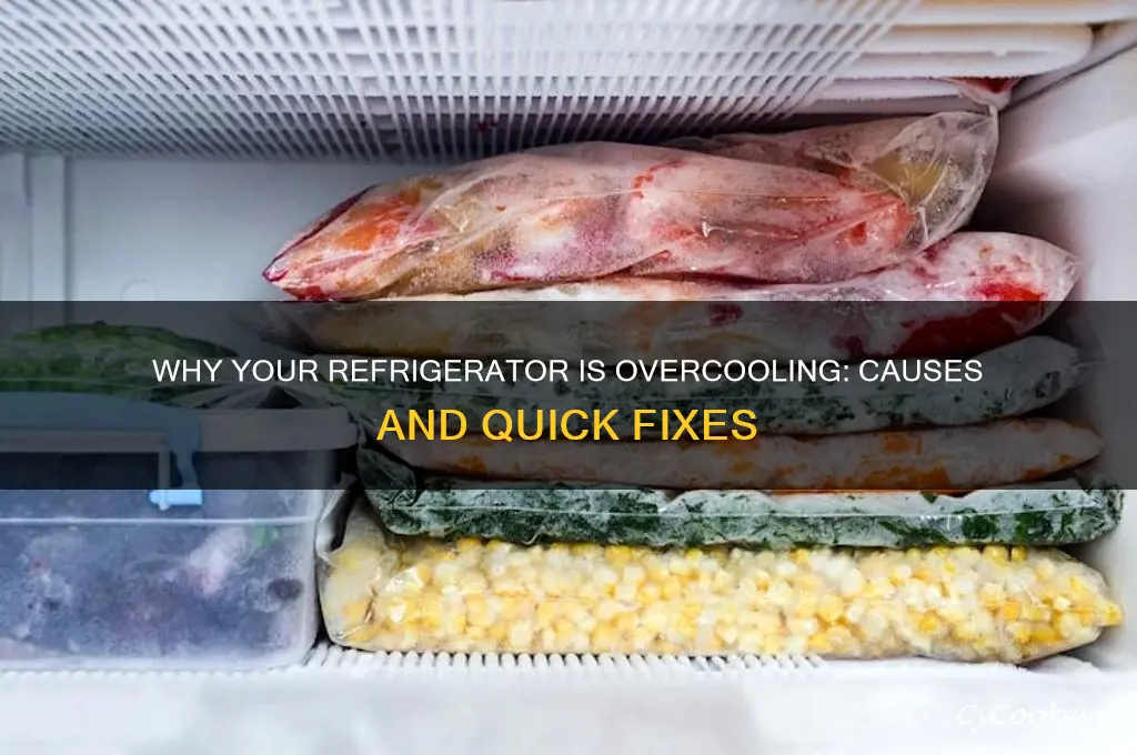 why is my refrigerator getting too cold
