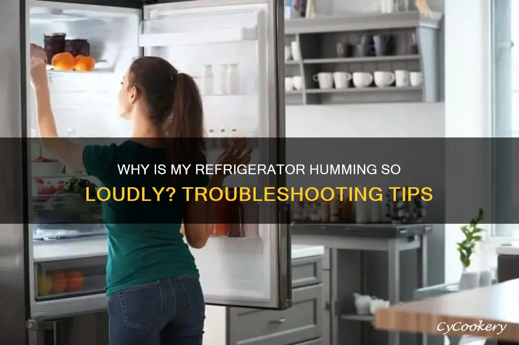 why is my refrigerator making a loud humming noise