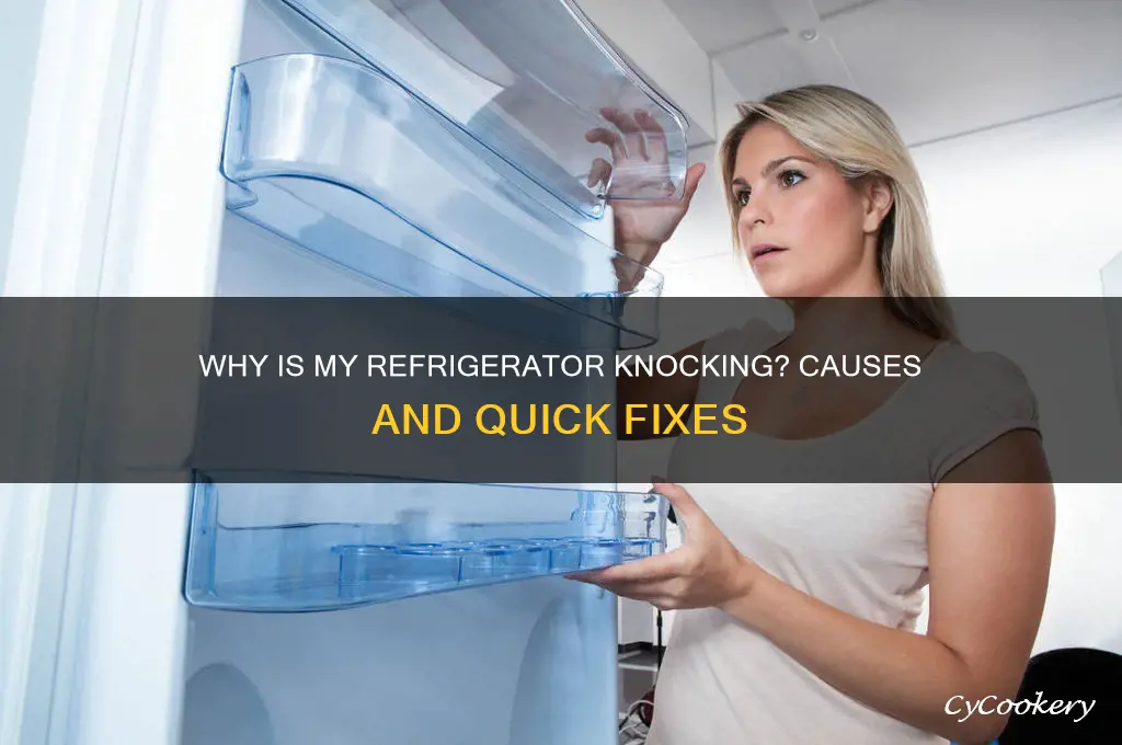 why is my refrigerator making knocking sounds
