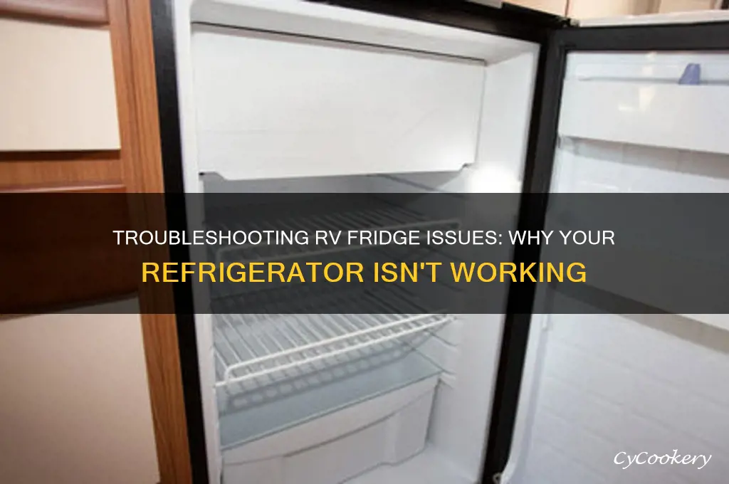 why is my rv refrigerator not working