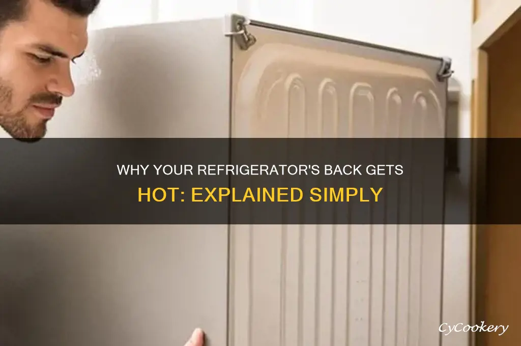why is the back of refrigerator hot
