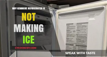Troubleshooting Kenmore Refrigerator: Why Your Ice Maker Isn't Working